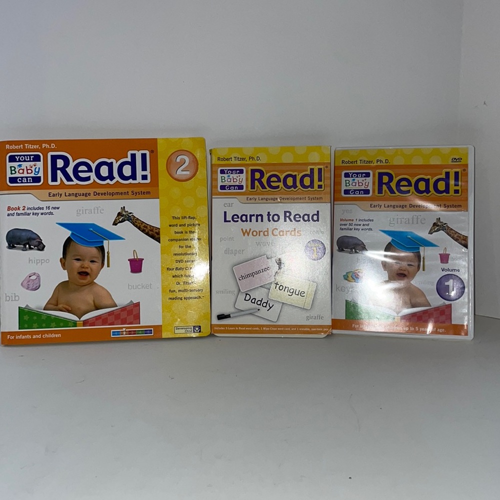 Your Baby Can Read Early Language Development Volume 2, DVD Video and Word Cards